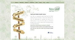 Desktop Screenshot of newleafonline.ie